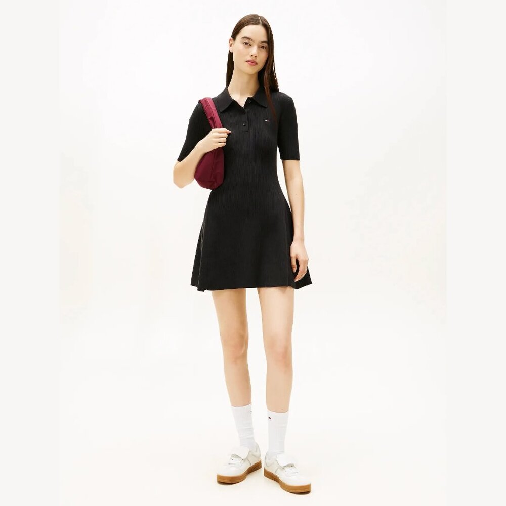 [NWT] Tommy Hilfiger Tommy Jeans Polo Sweater Mini Dress